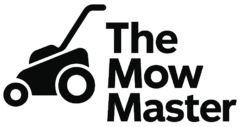 the mow master logo black